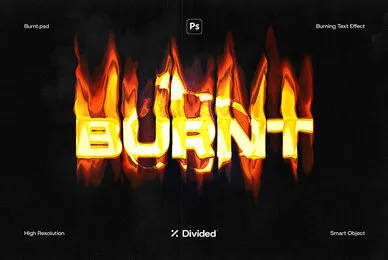 Burnt Flaming Text Effect