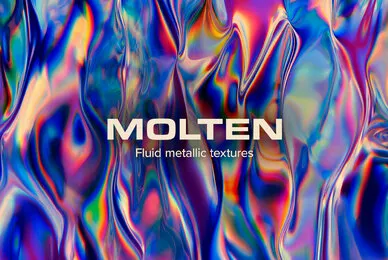 Molten     Fluid Metallic Textures