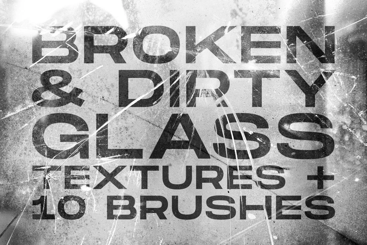 Broken and Dirty Glass Textures