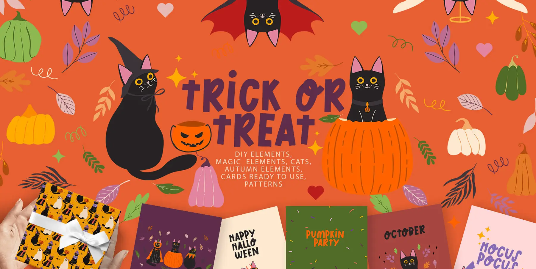 Trick or Treat Art Set