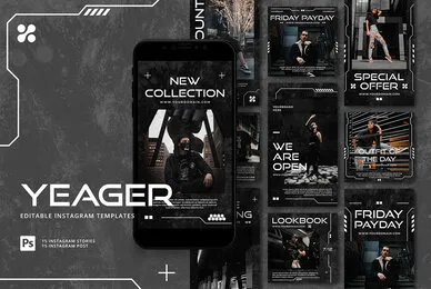 Yeager   Instagram Templates