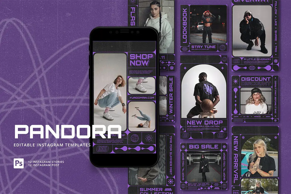 Pandora - Instagram Template