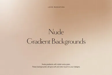 Nude Neutral Beige Grainy Gradient Backgrounds PSD