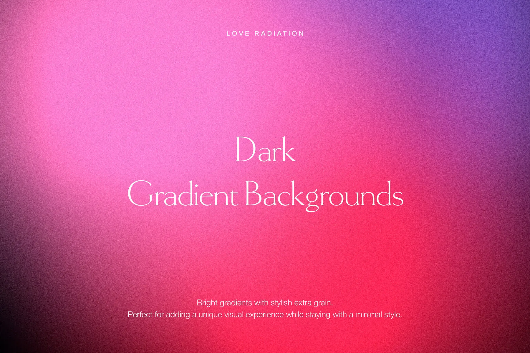 Abstract Dark Neon Grainy Gradient Backgrounds