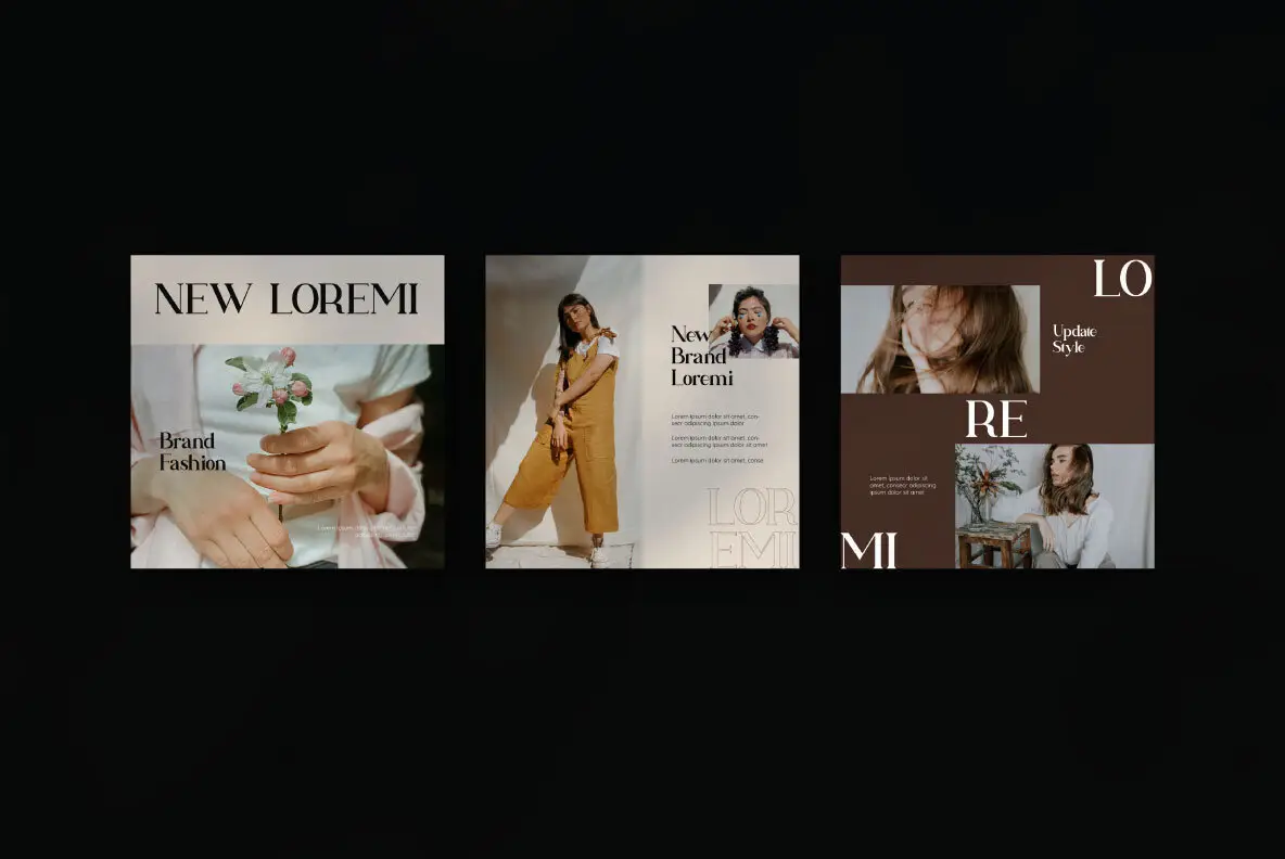 Loremi Instagram Template Graphics - YouWorkForThem