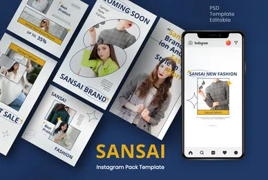 SANSAI Instagram Template