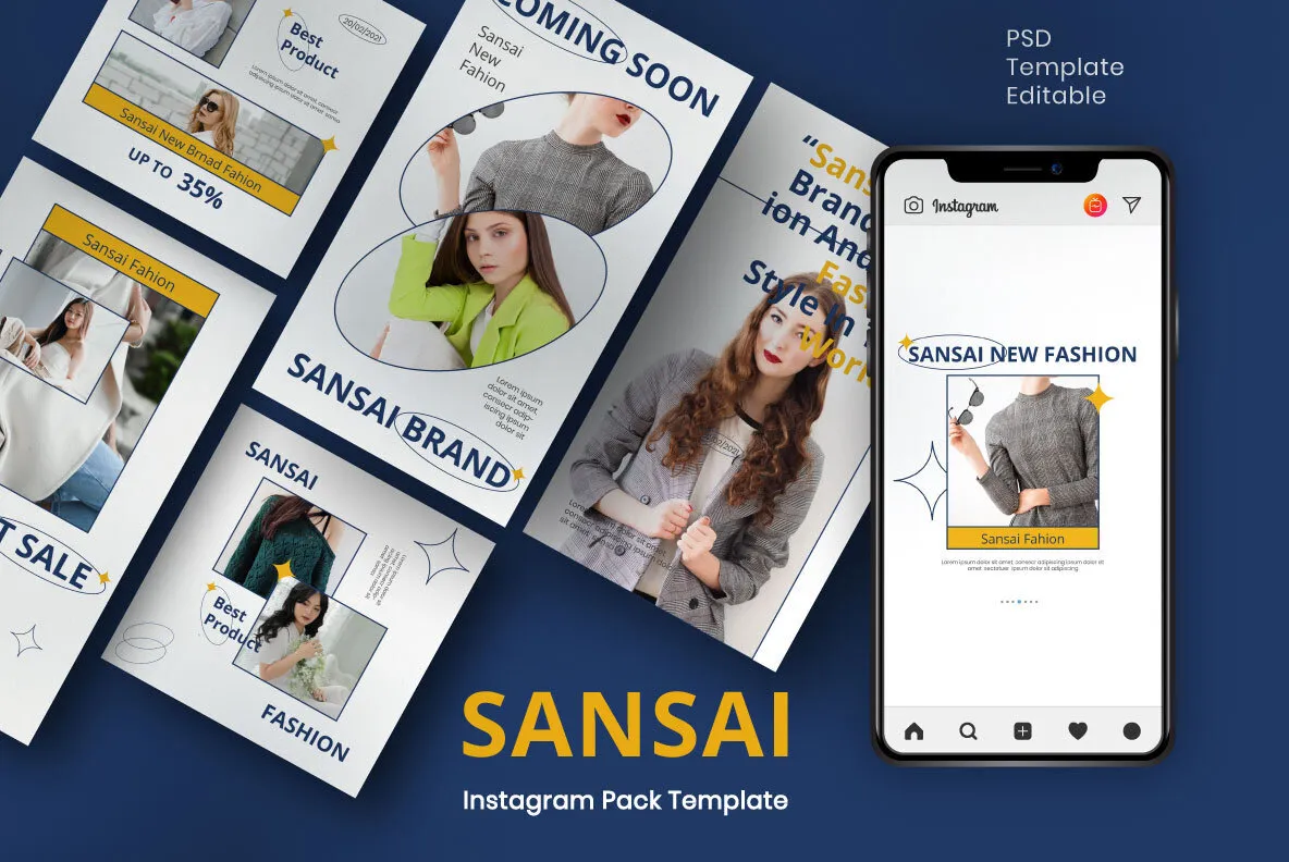 SANSAI Instagram Template