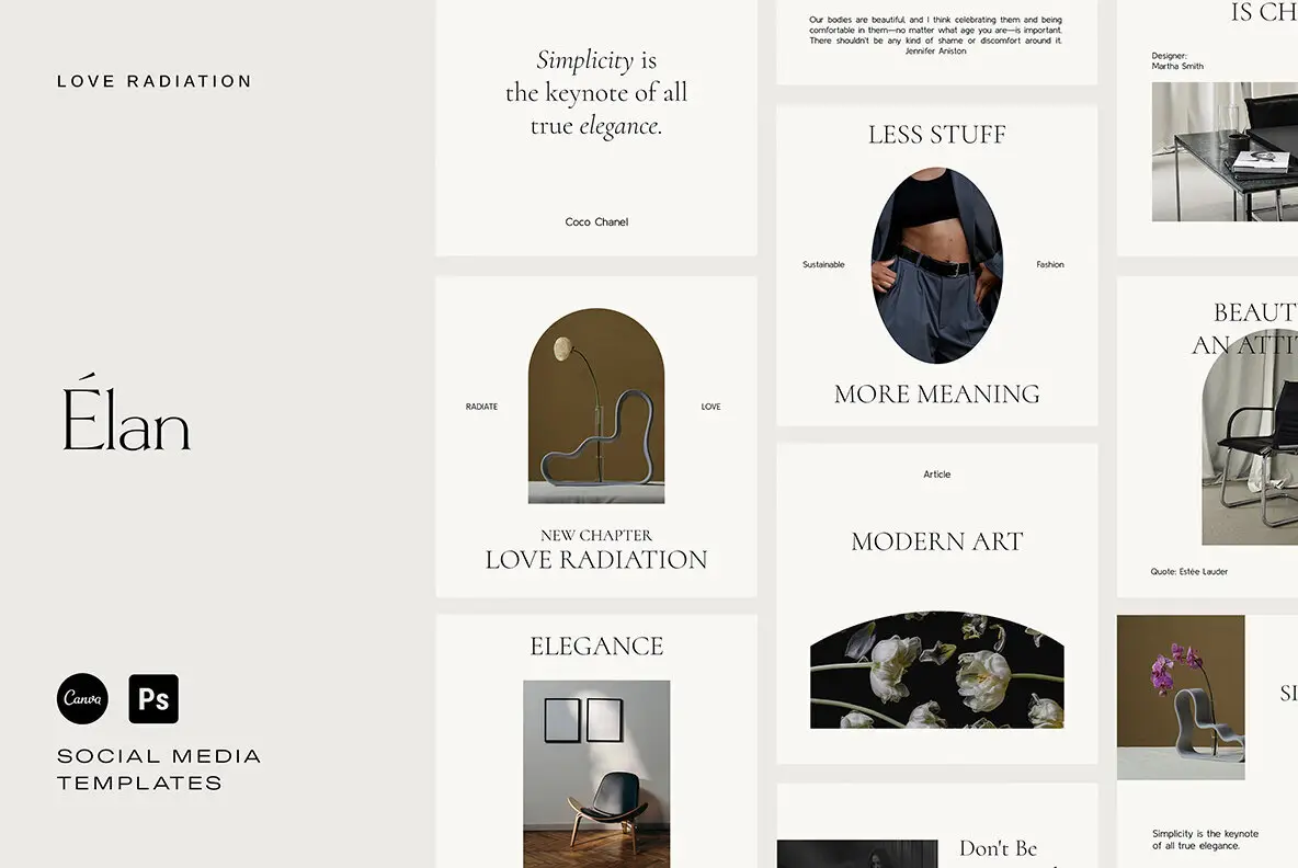 Élan Instagram Inspirational Templates