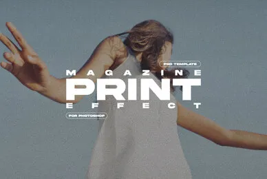 Magazine Print Effect