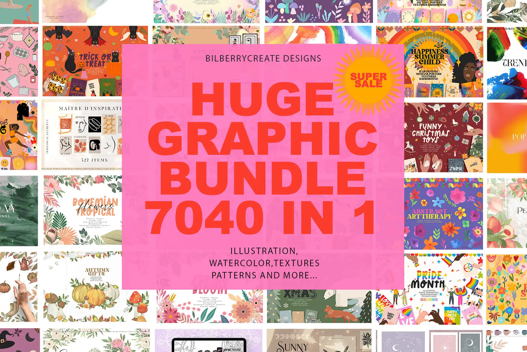 Huge Graphic Bundle 7040-in-1