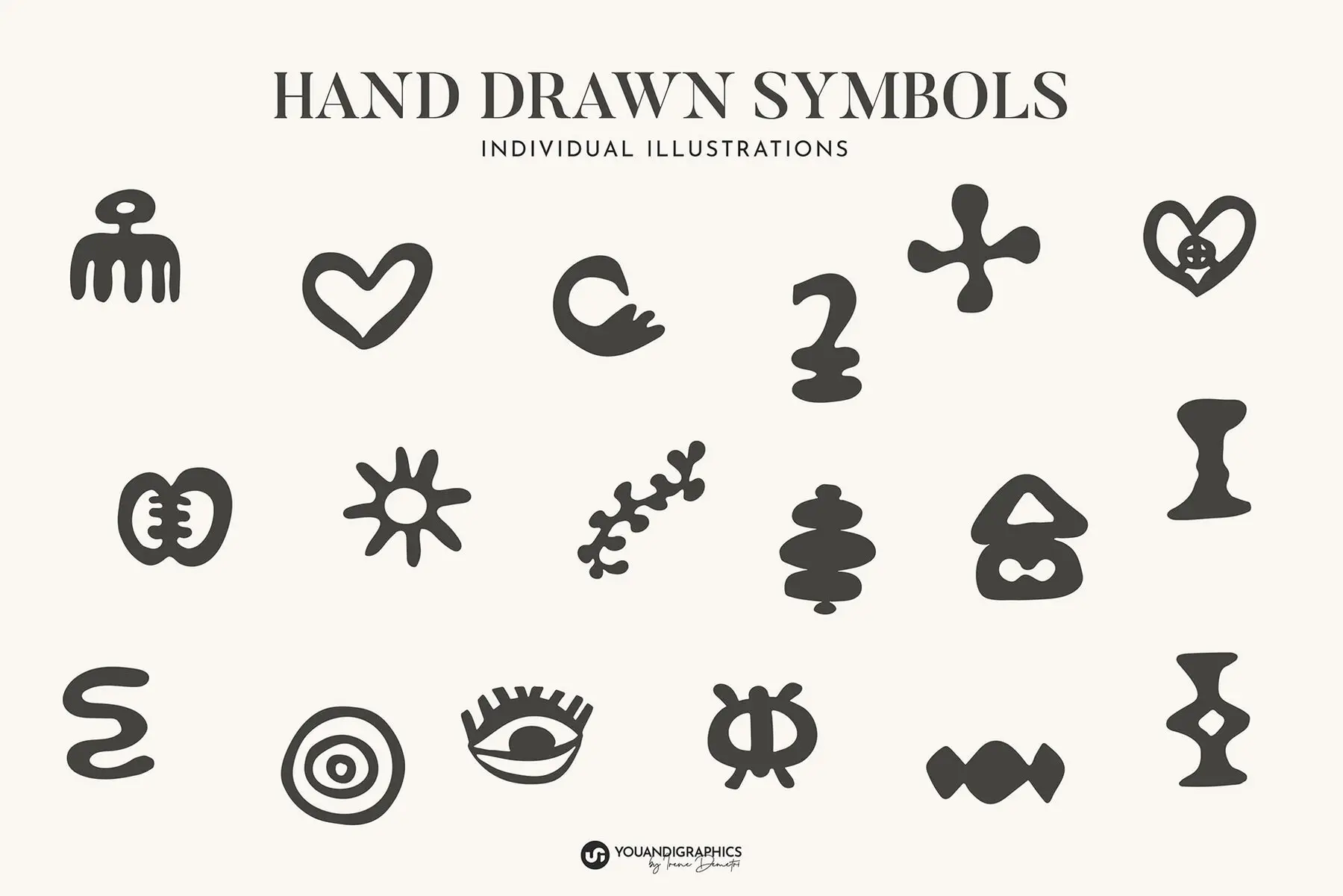 Hand Drawn Symbols Seamless Patterns Patterns - YouWorkForThem