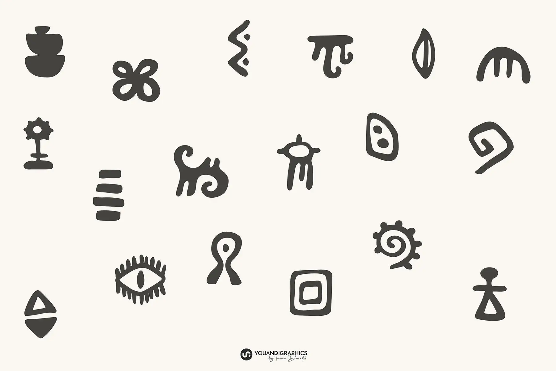 Hand Drawn Symbols Seamless Patterns Patterns - YouWorkForThem