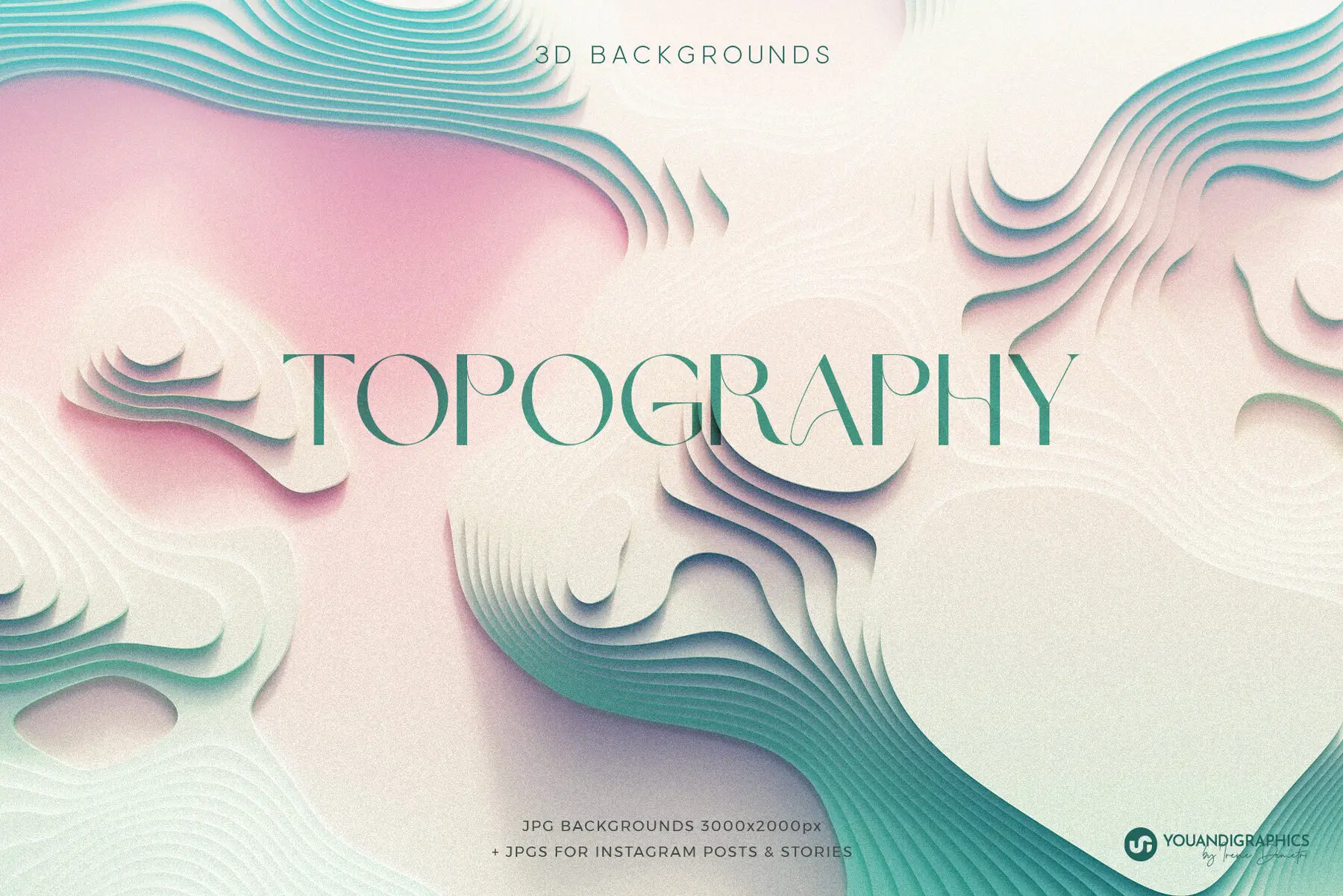 Topography - Colorful 3D Backgrounds