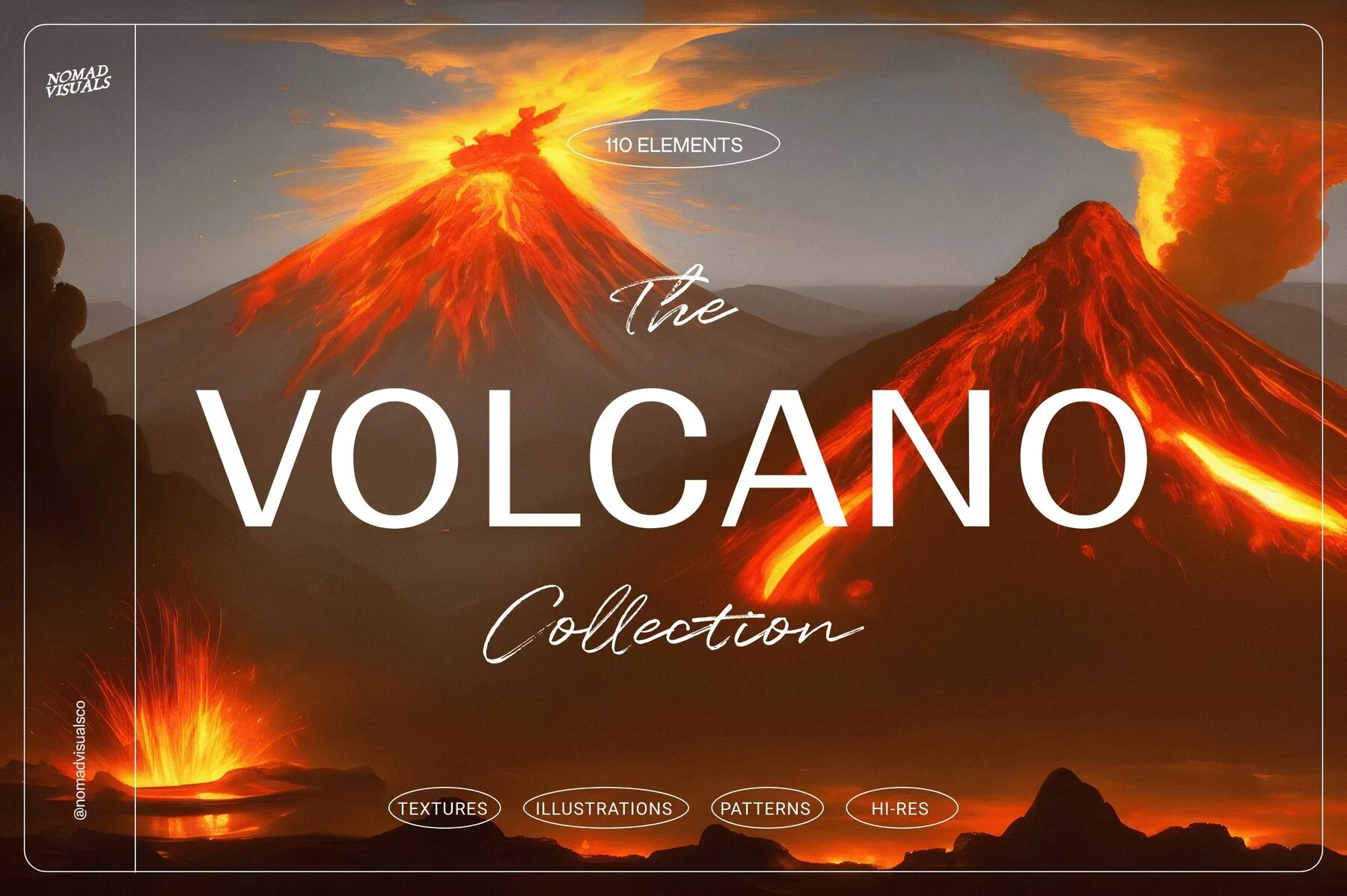 Volcano Illustrations