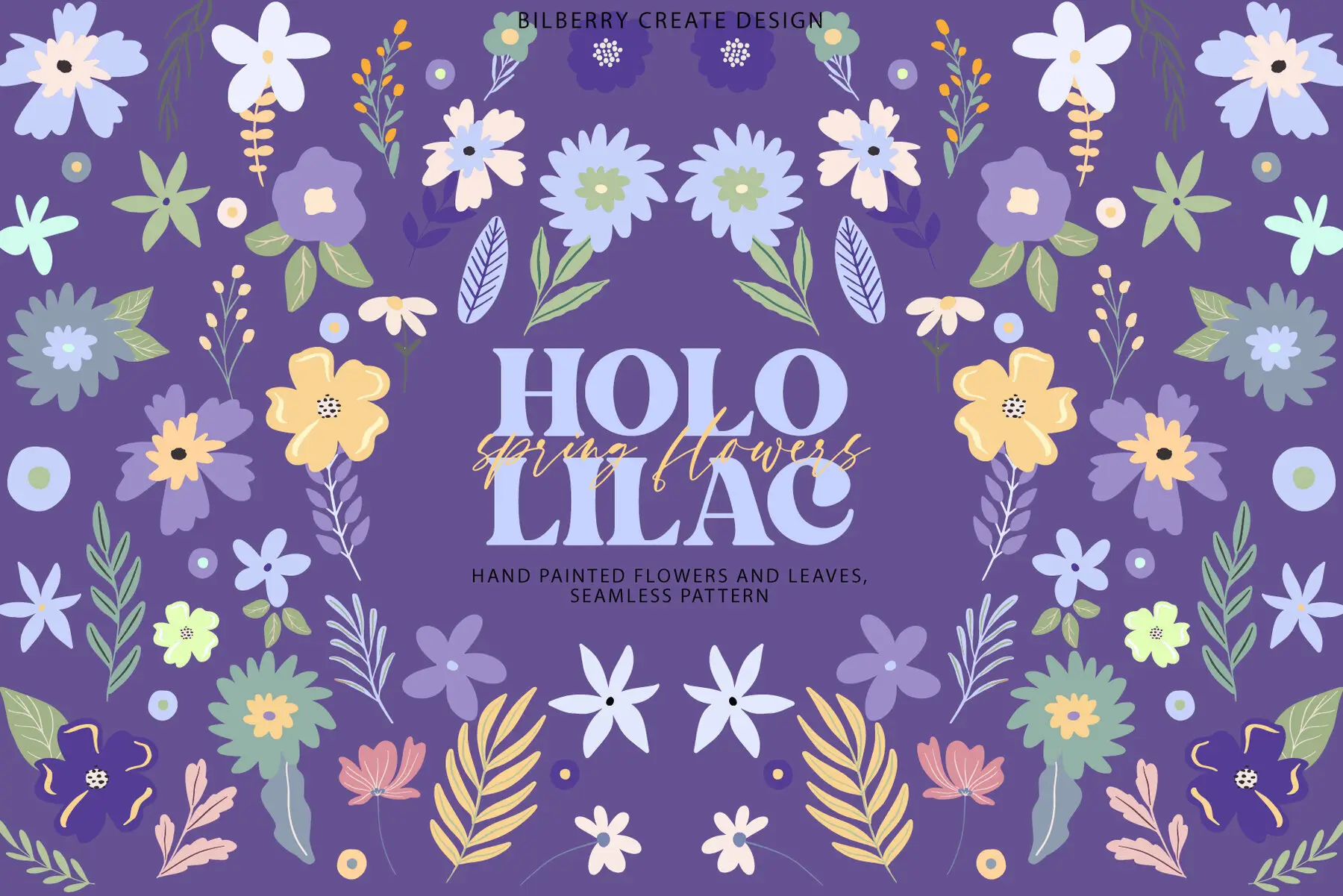 Holo Lilac spring flowers