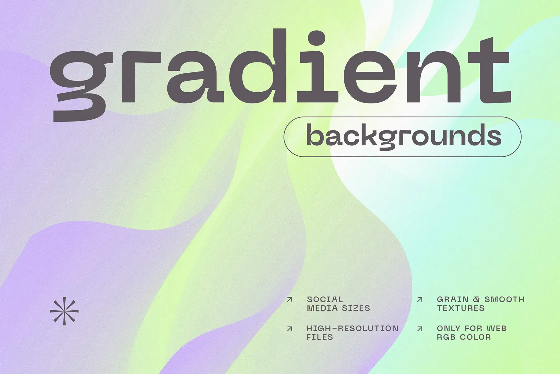 Holographic Gradient Backgrounds