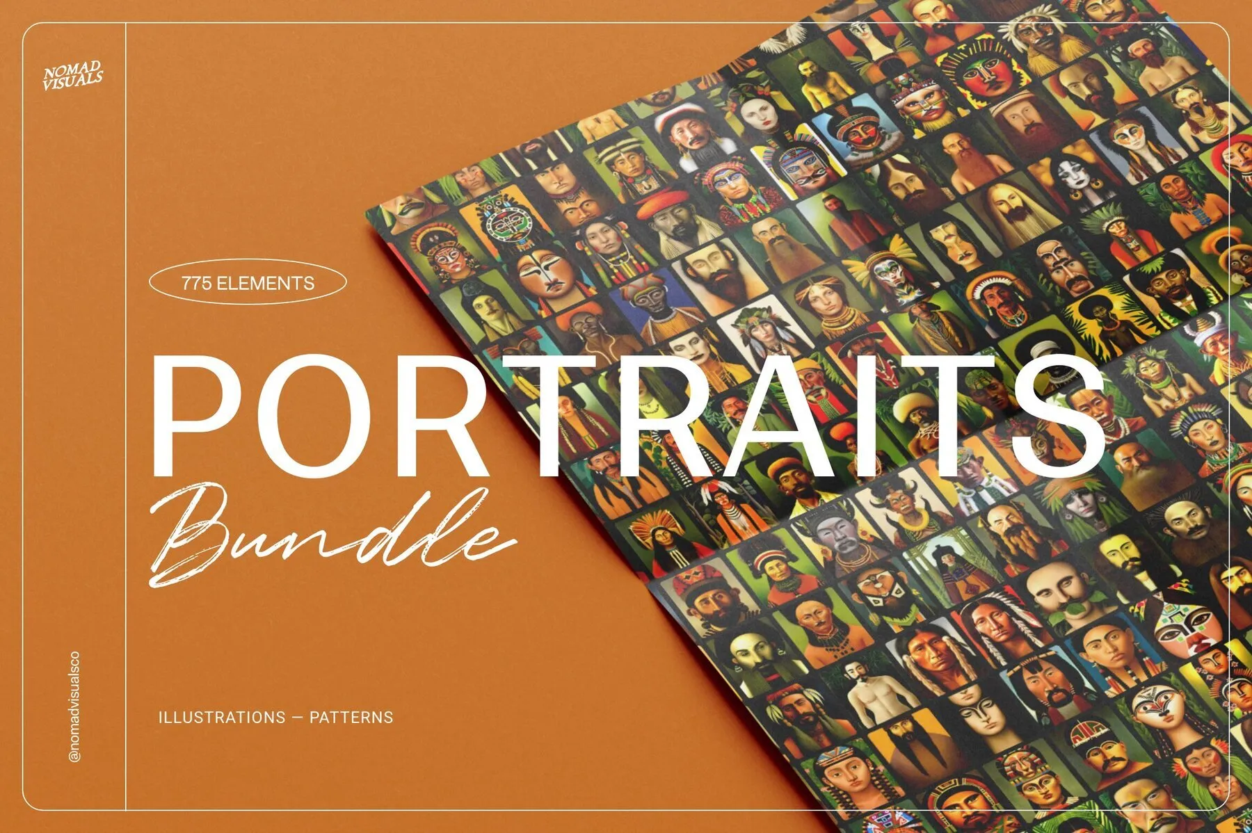 Portraits Illustrations Bundle