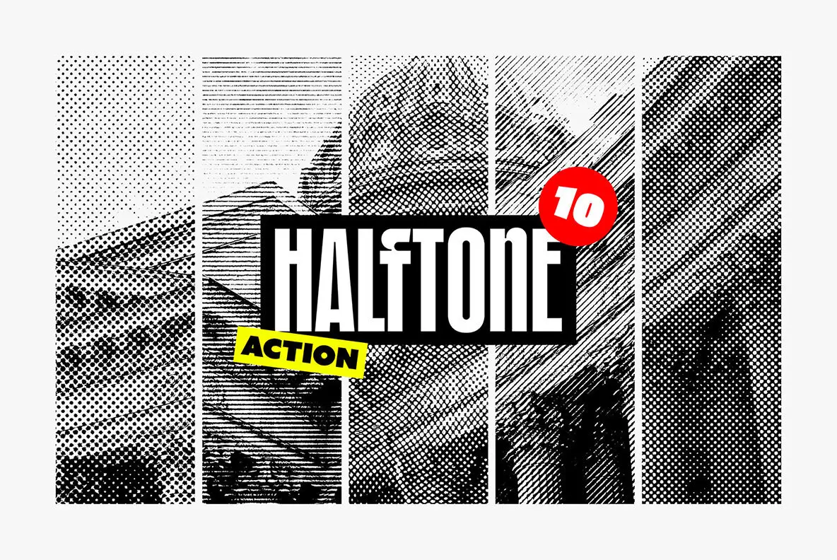 Classic Halftone Photoshop Action