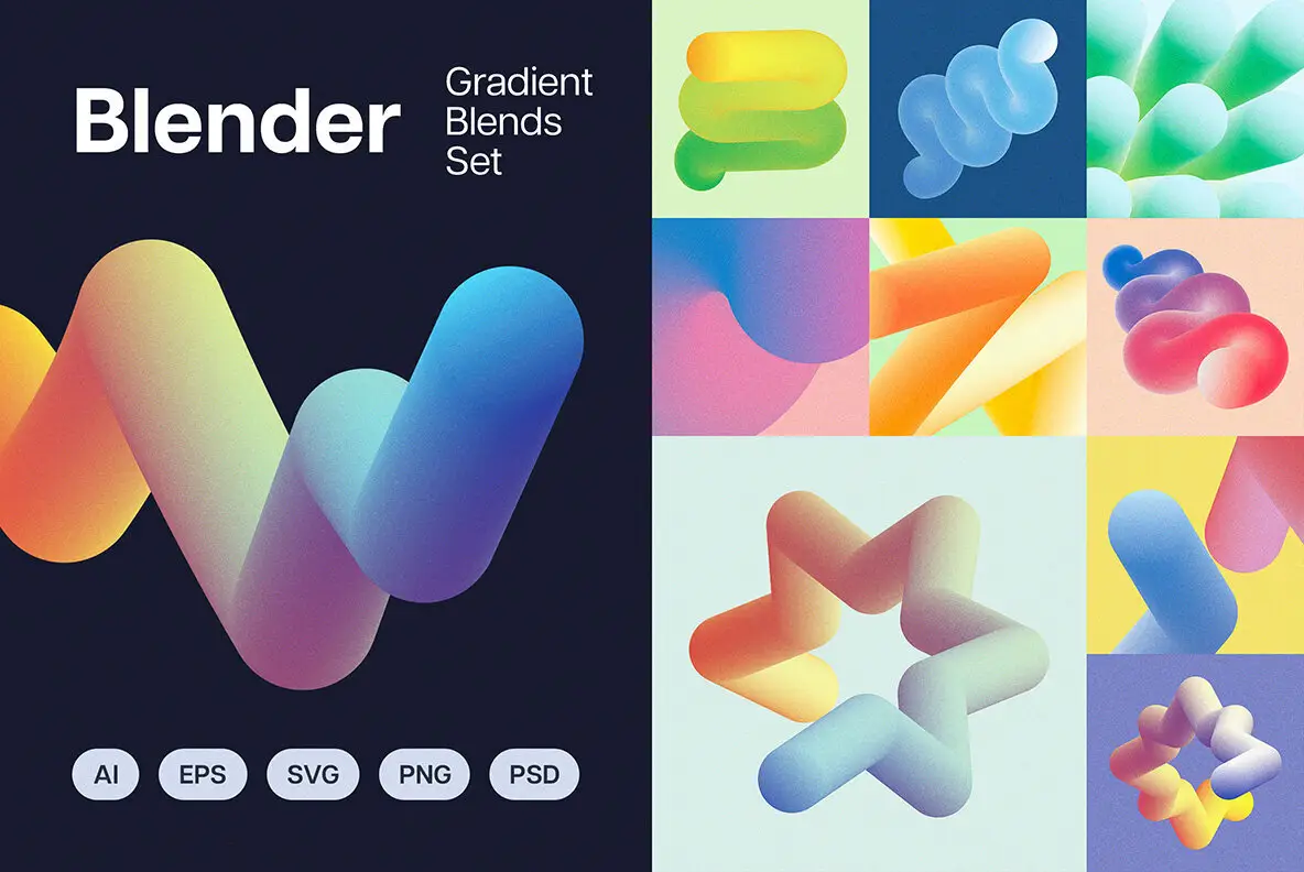 Blender — Gradient Blends Collection