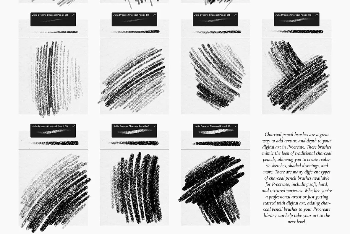 Realistic Pencil Procreate Brushes YouWorkForThem