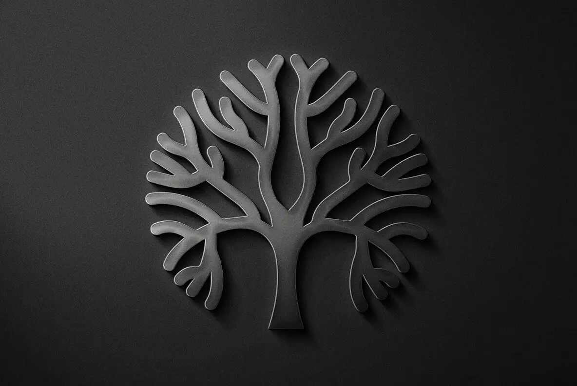 Stylish Steel Logo Mockup - YouWorkForThem