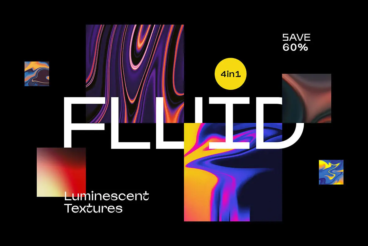 Fluid Gradient Background Textures Bundle