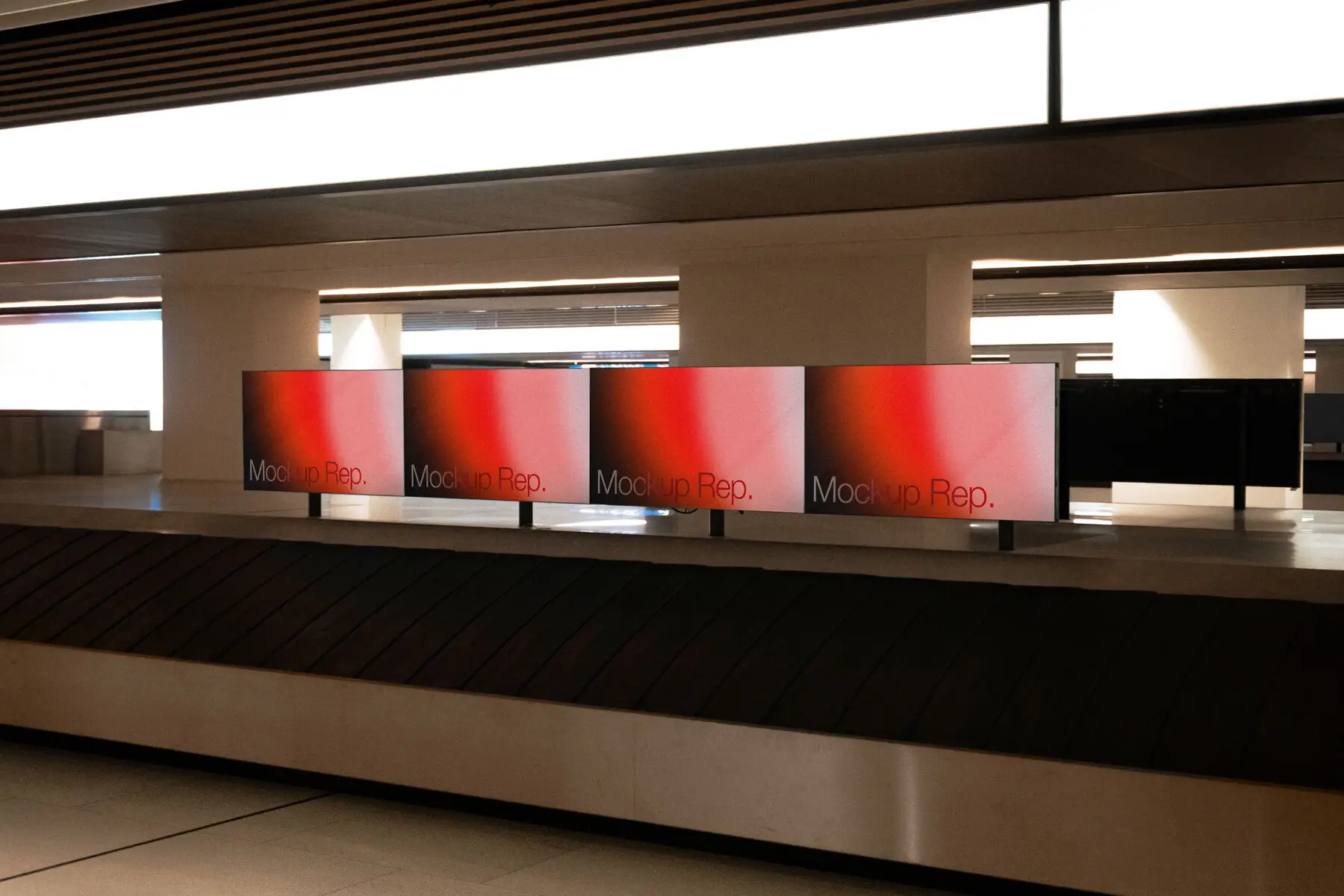 Airport Screen Mockup 001