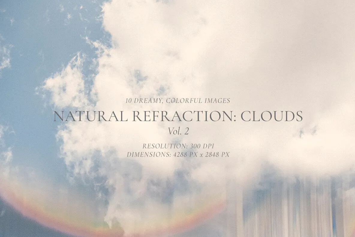 Natural Refraction Clouds Vol.2