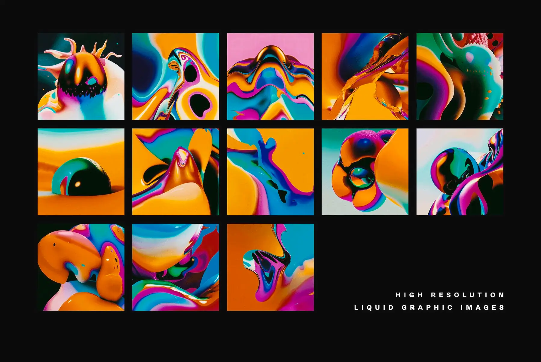 Liquid Graphics AIGenerated 3D Abstract Imagery for Designers