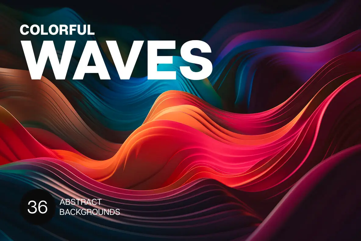 Abstract Waves Backgrounds