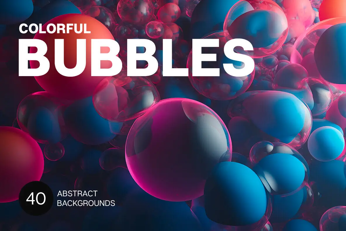 Abstract Bubbles Backgrounds