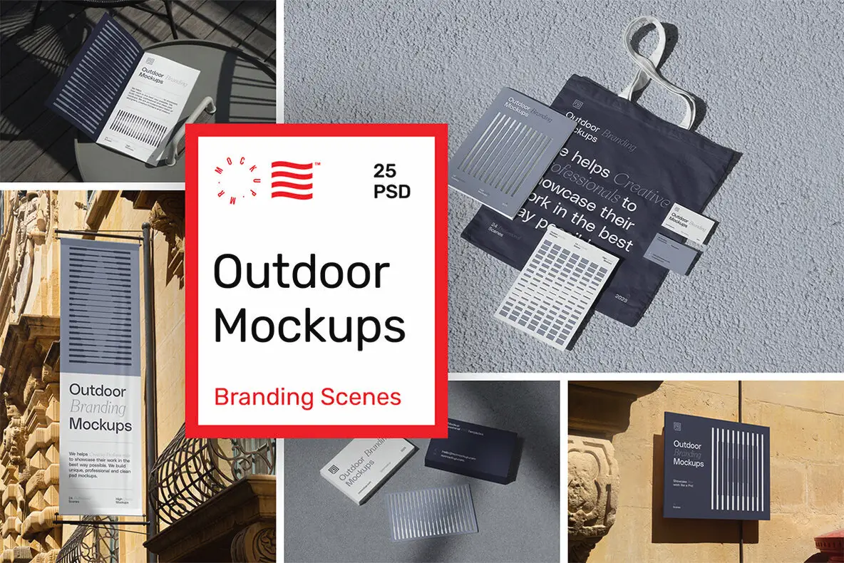 Outdoor Mockups - Branding Scenes