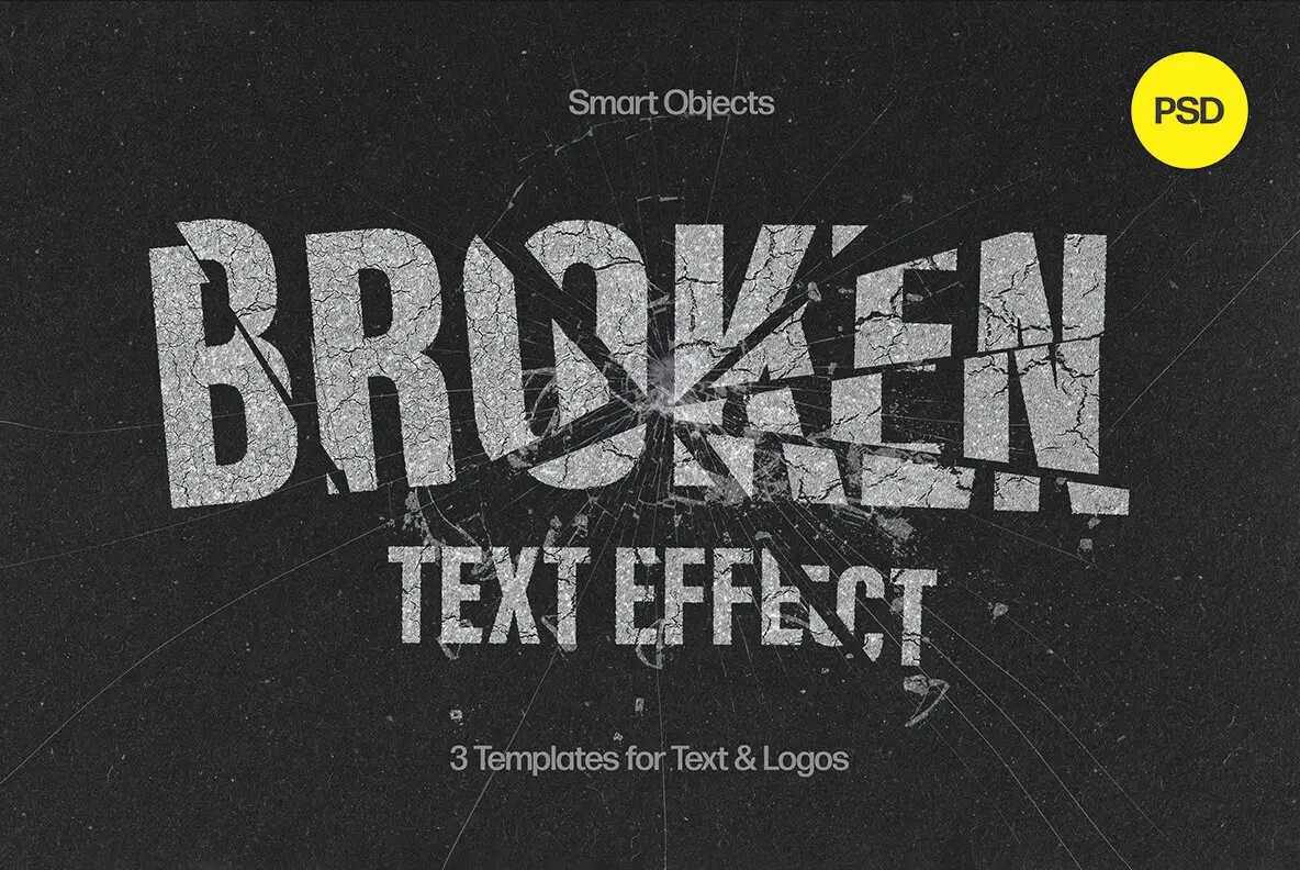 Broken Text Effect