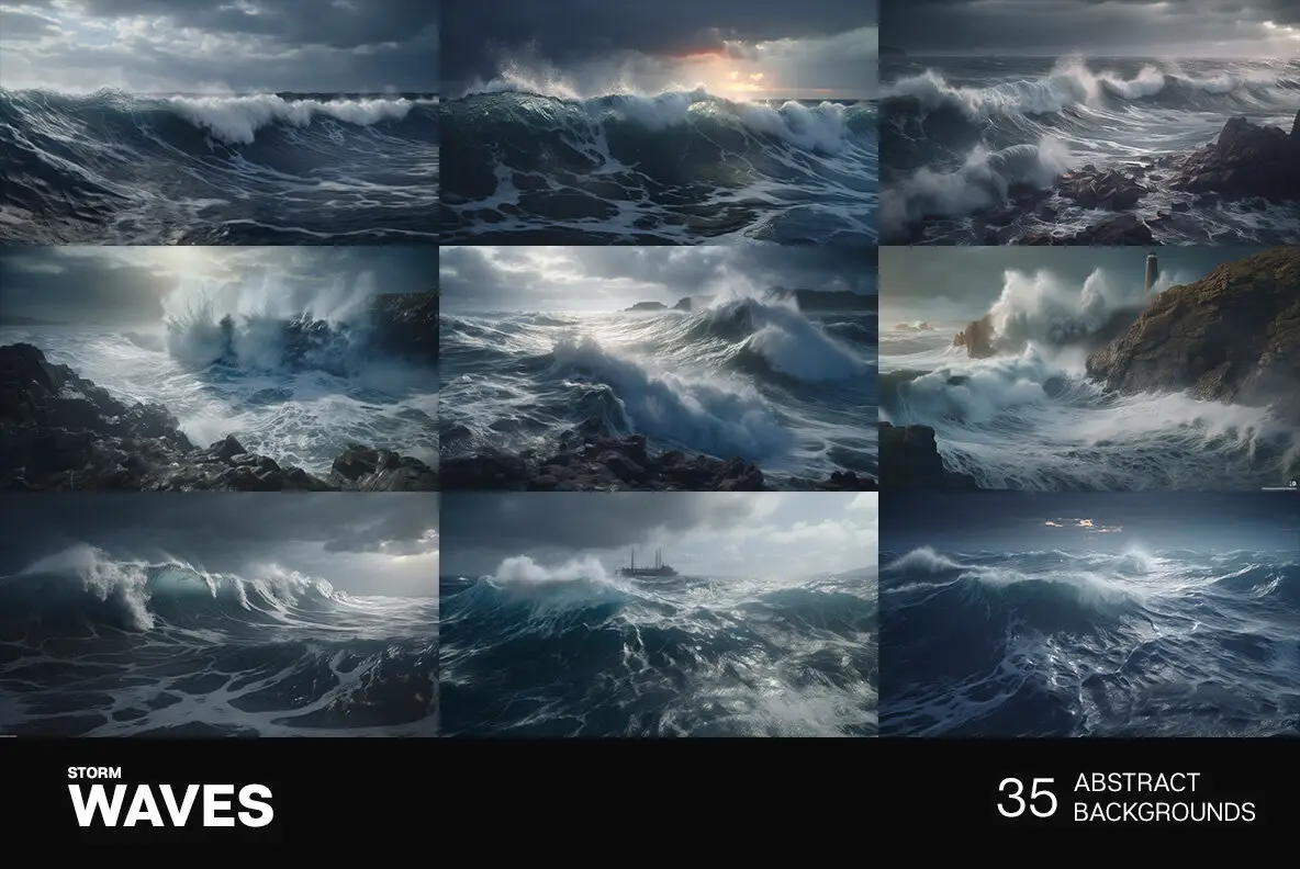 Storm Waves Graphics - YouWorkForThem