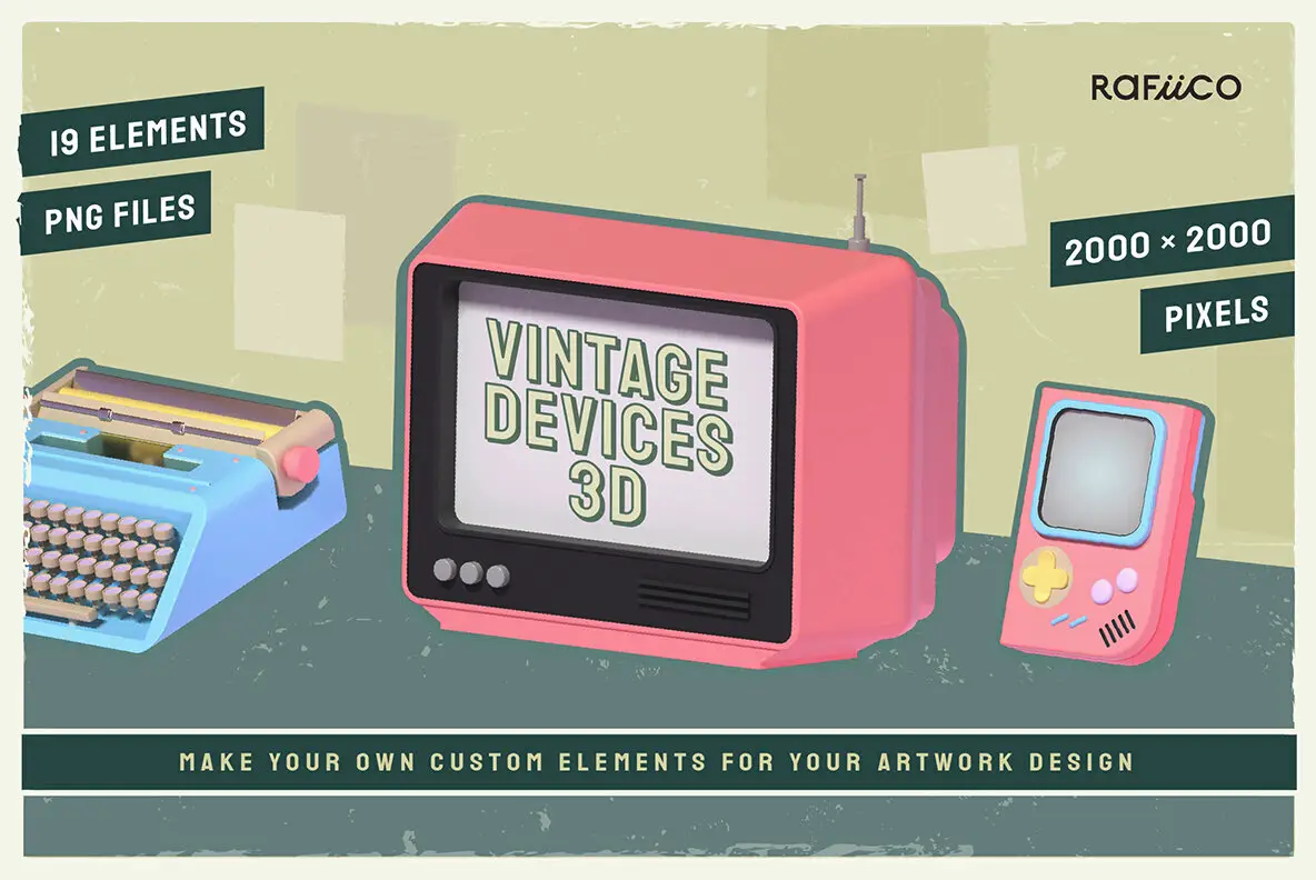 Vintage Devices 3D