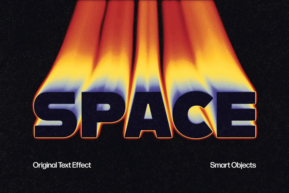 Space Text Effect