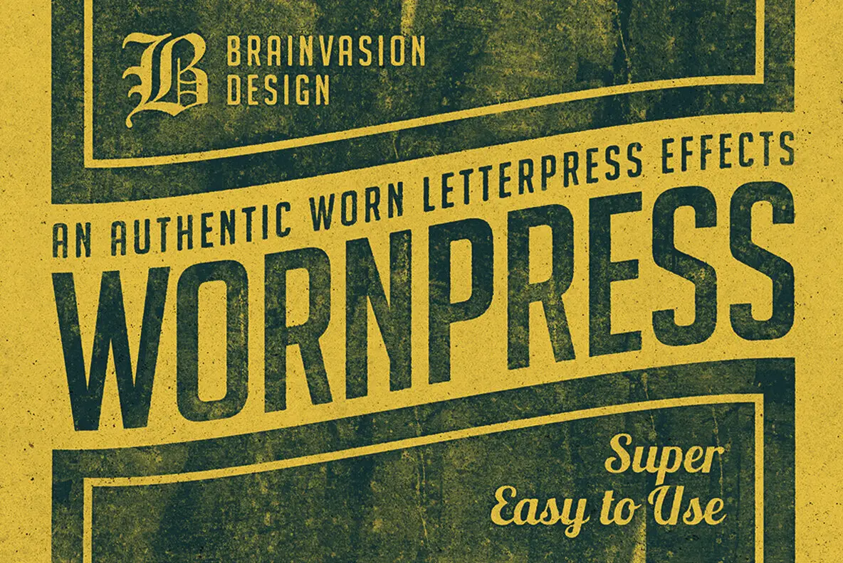 Wornpress - Photoshop Kit