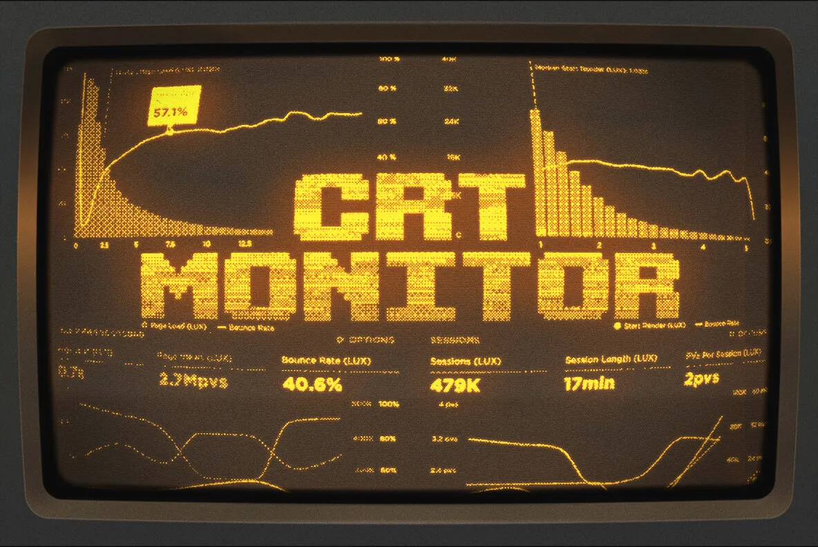 CRT Machine - Retro Monitor Effect