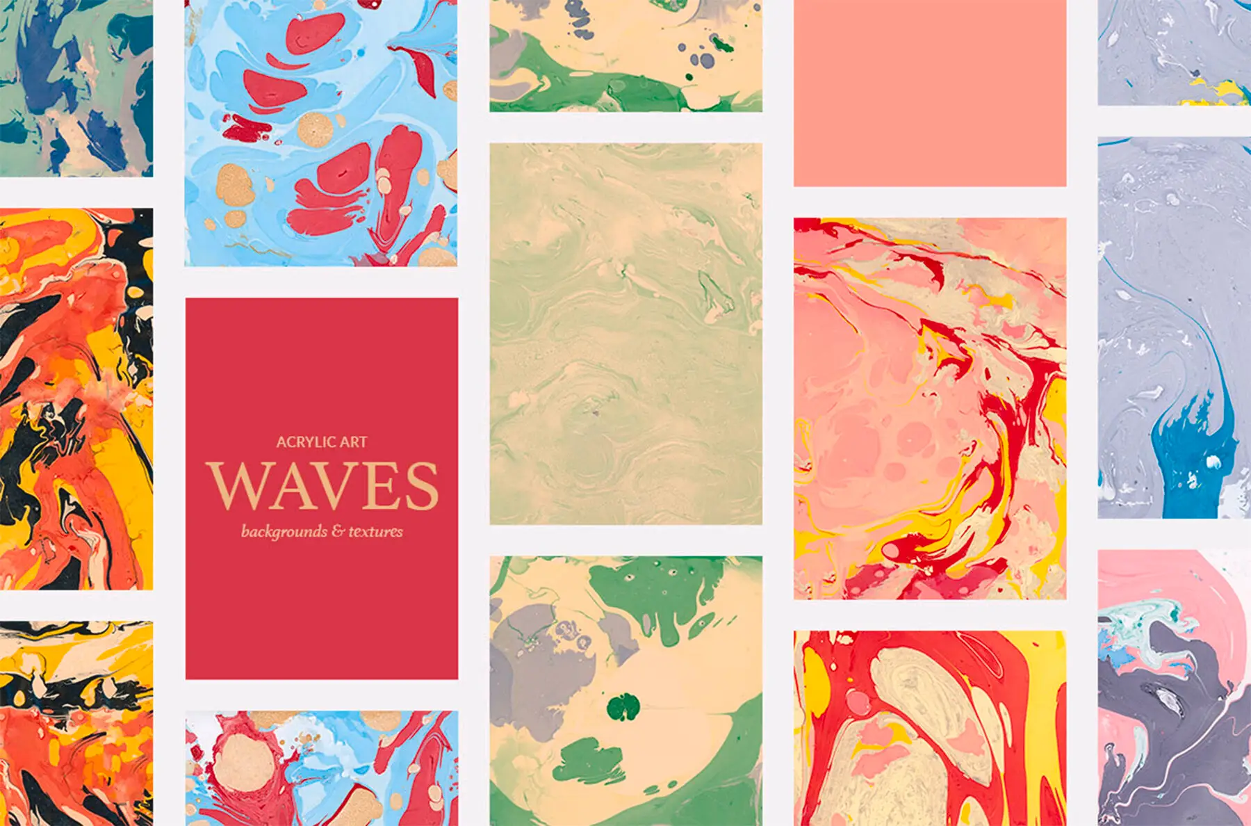 Acrylic art Waves Graphics - YouWorkForThem
