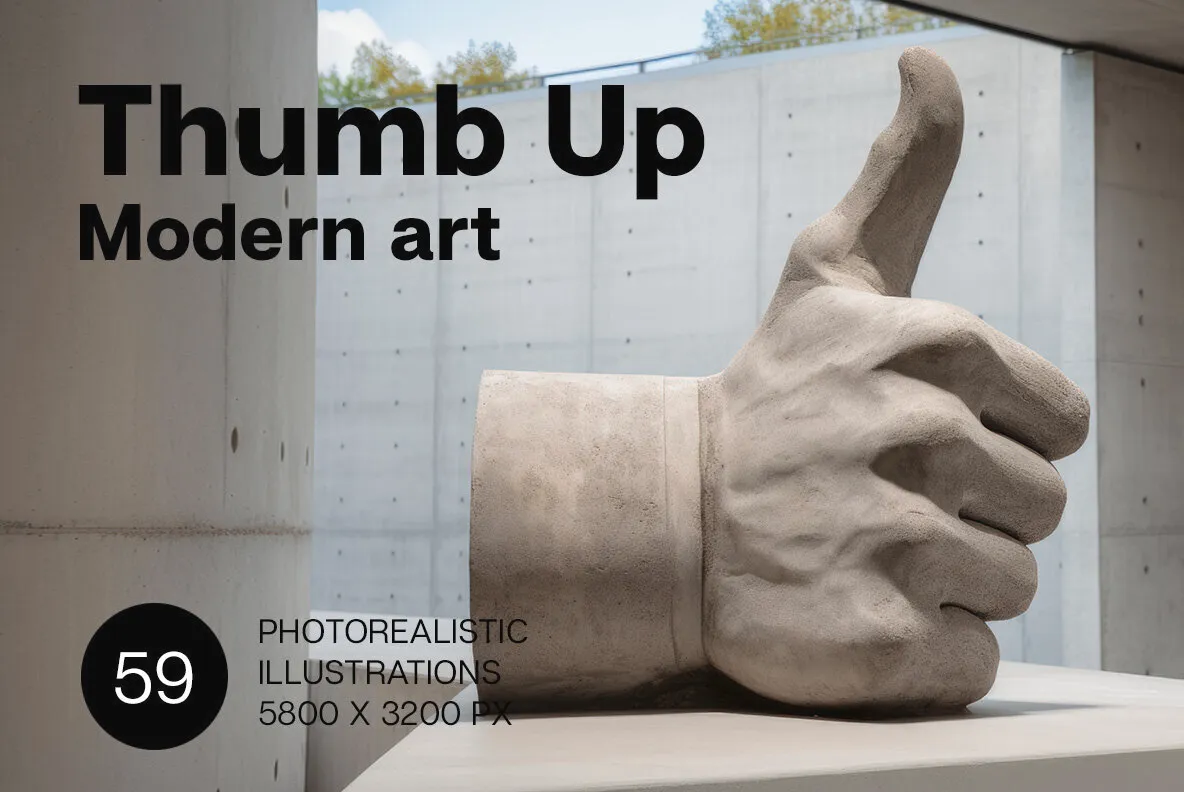 Thumb up art