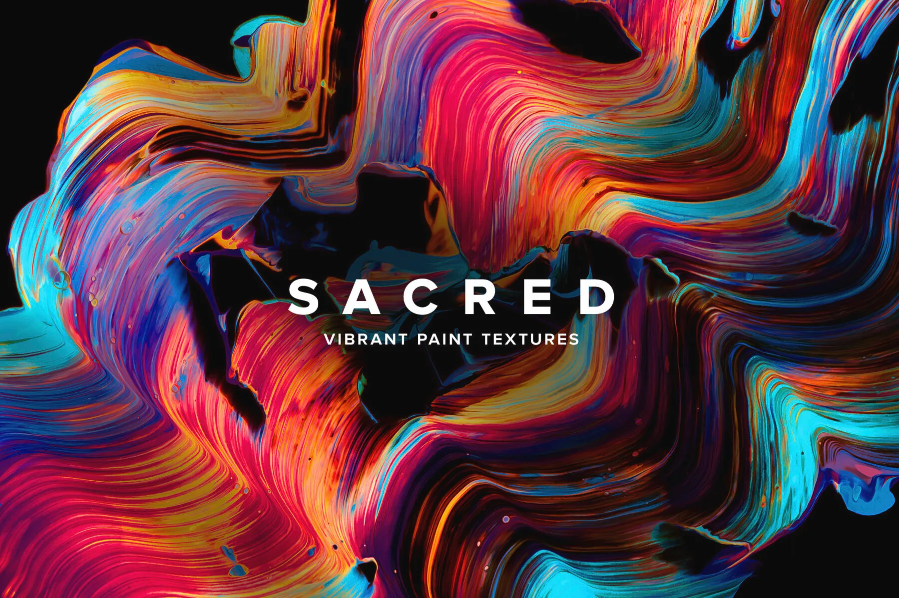 Sacred – Vibrant Paint Textures