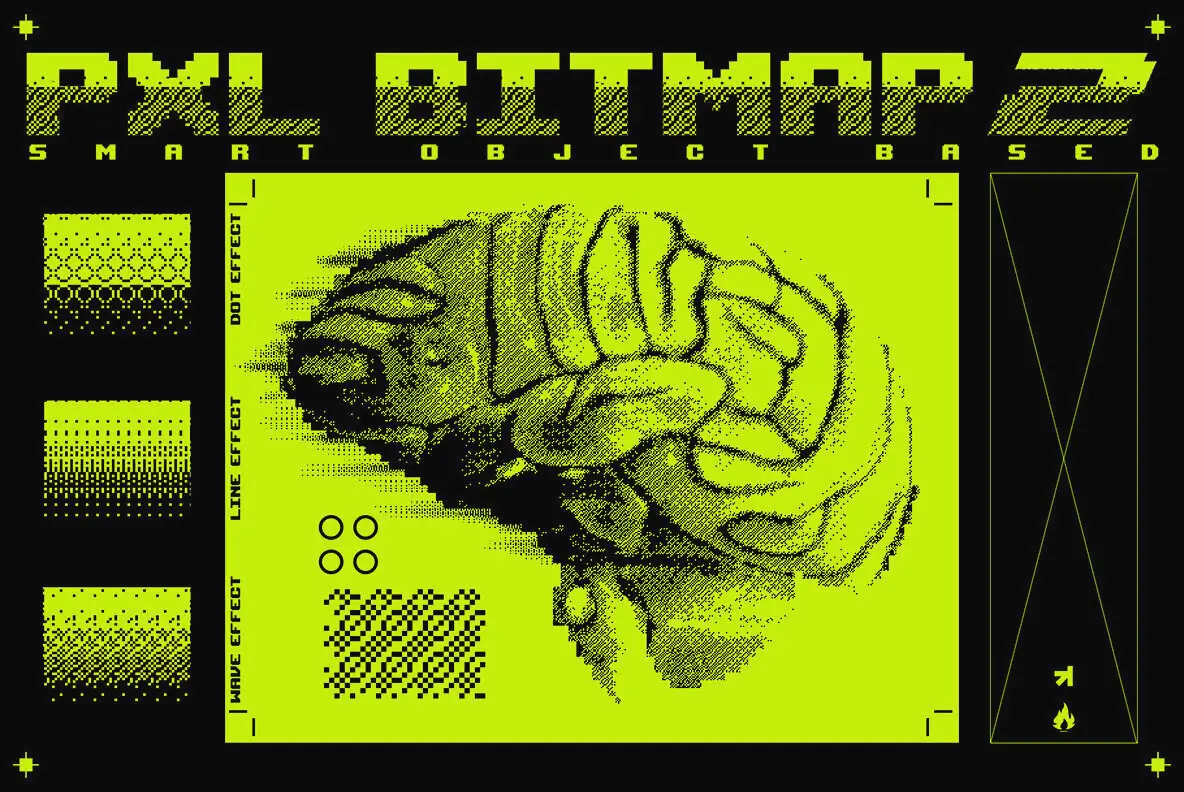 Pxl Bitmap 2 - Photoshop Effect