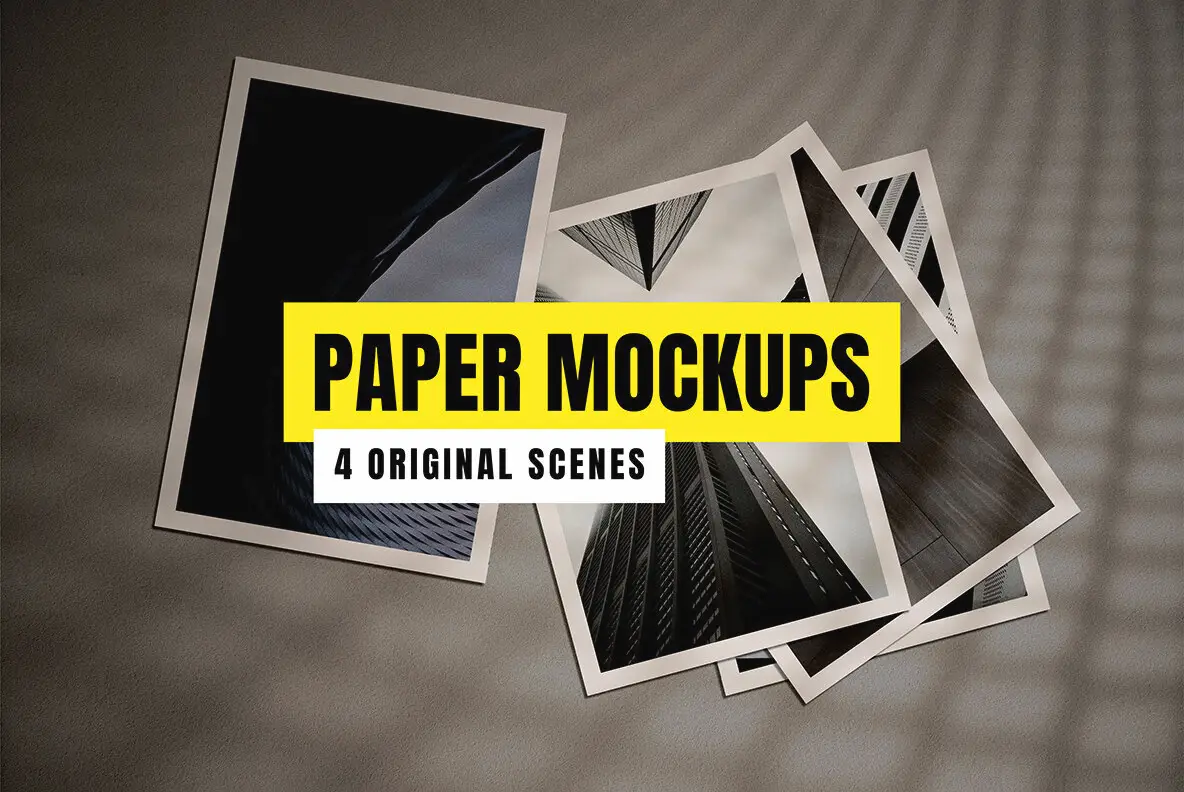 A4 Paper Mockups