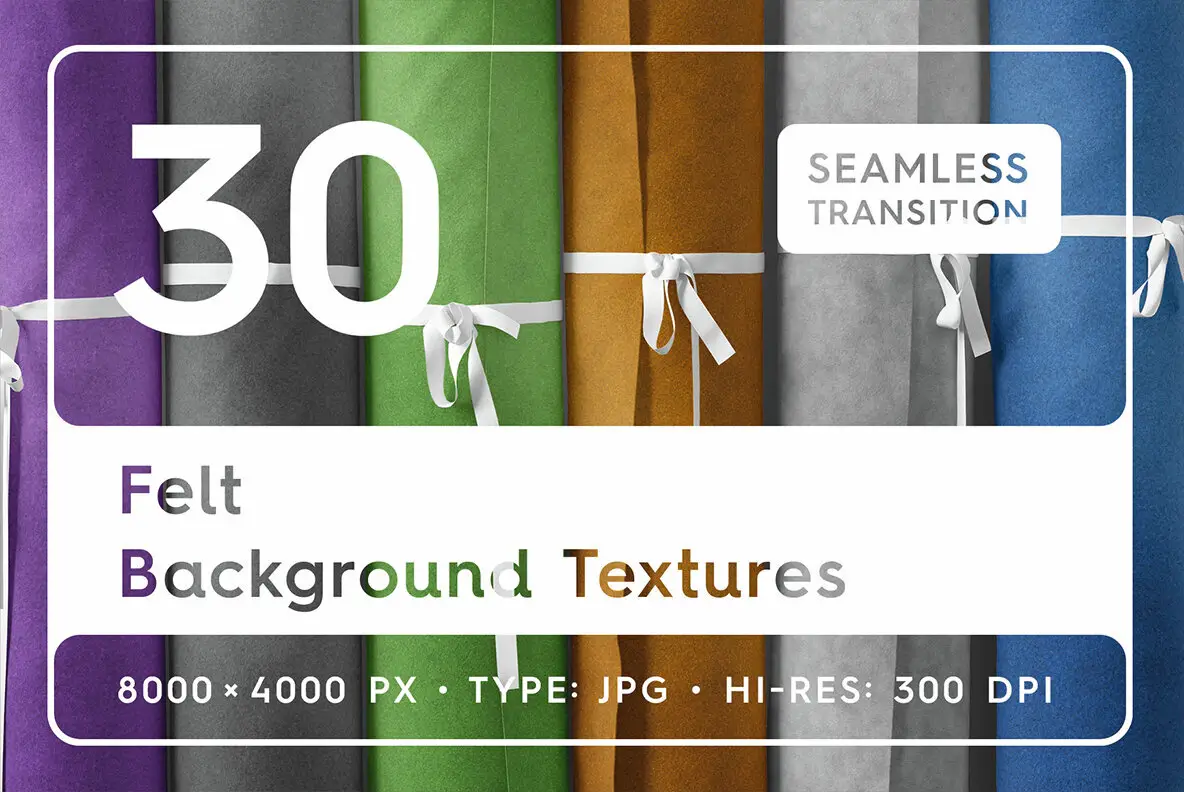 30 Felt Textures