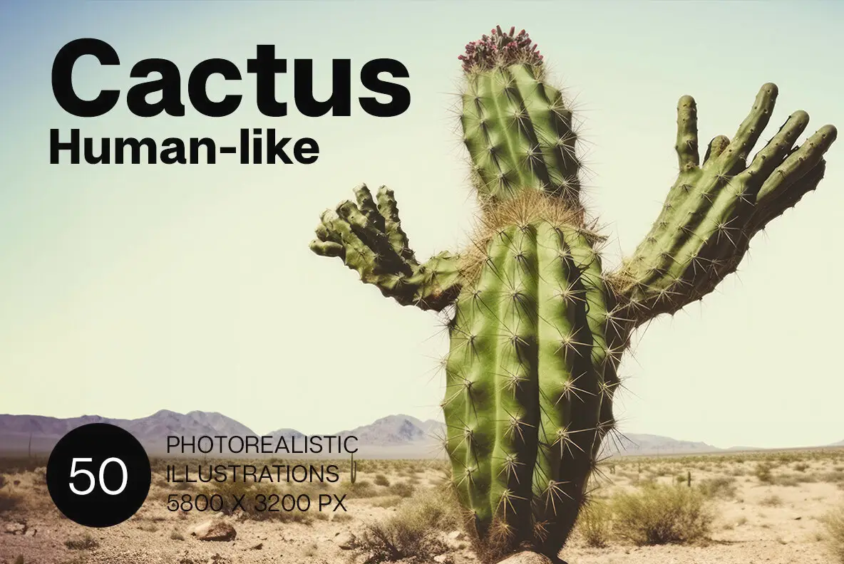 Cactus Human like