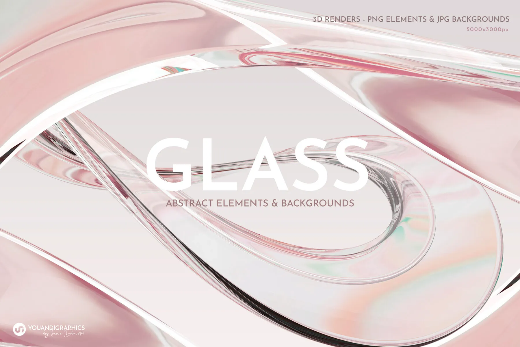 Glass Abstract Elements Backgrounds