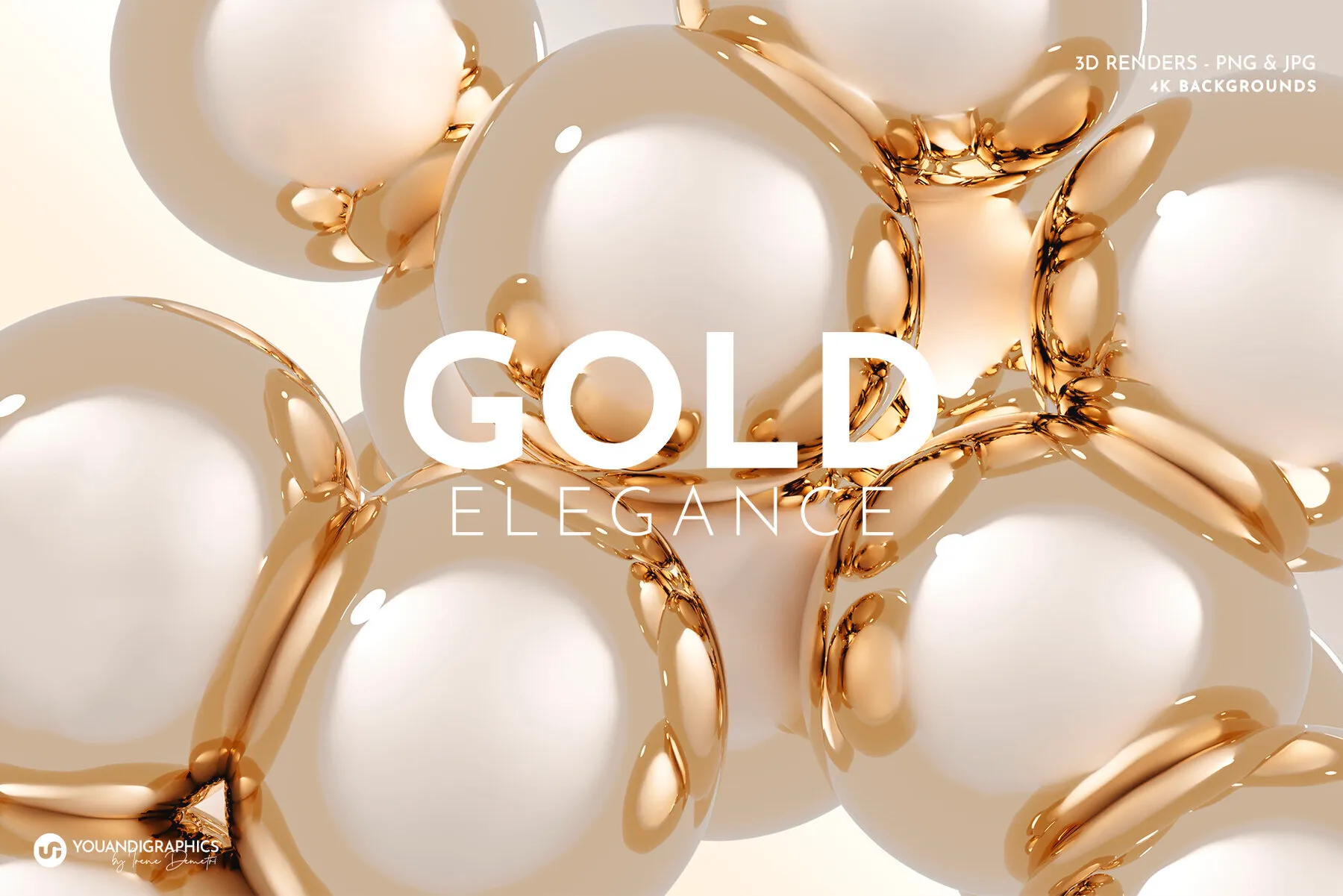 Gold Elegance Elements & Backgrounds