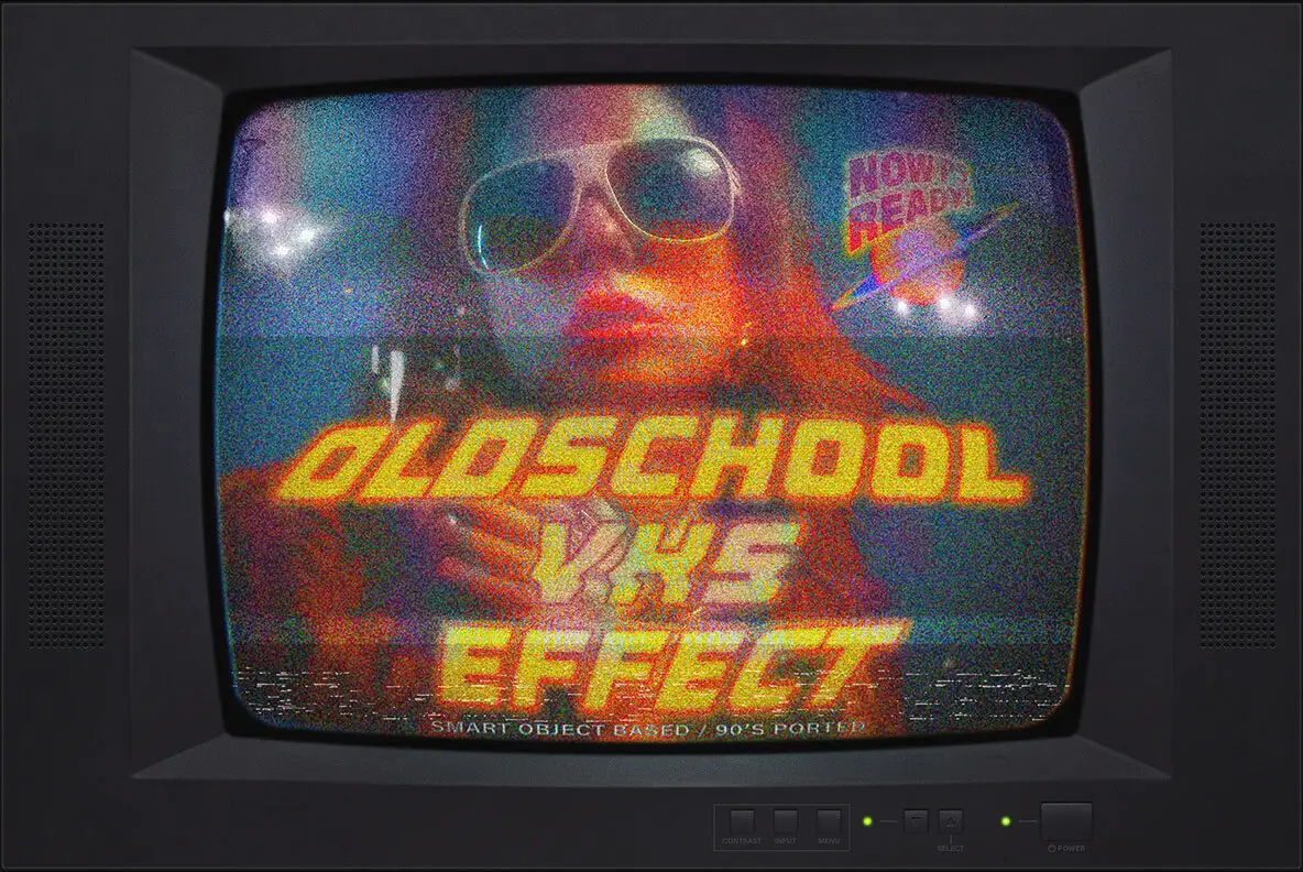 VHS Machine - Retro Monitor Effect