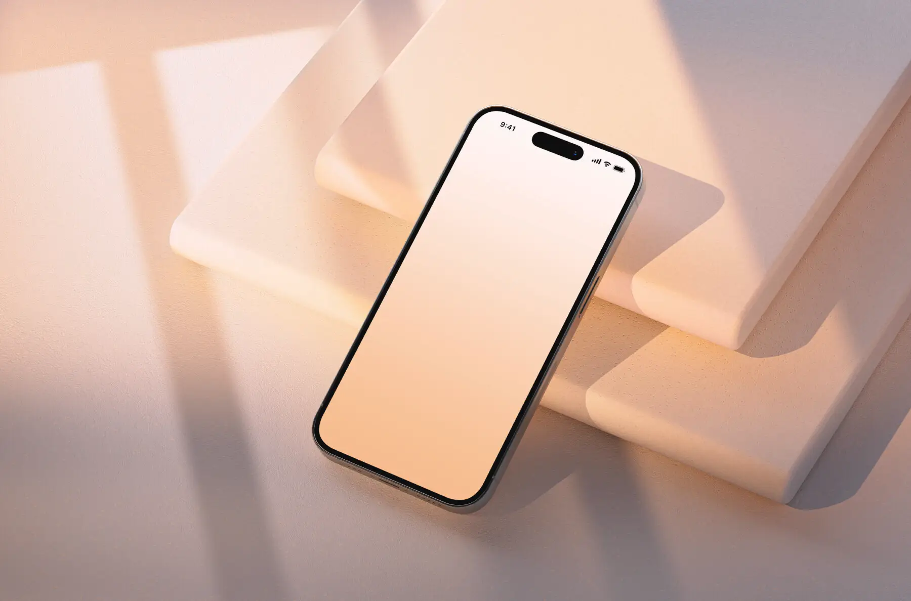 iPhone 14 Pro - Natural Sunlight Mockup Scene