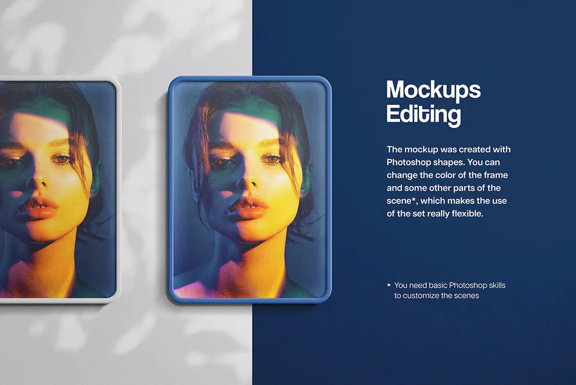 Lightbox Poster Mockup Set Graphics YouWorkForThem